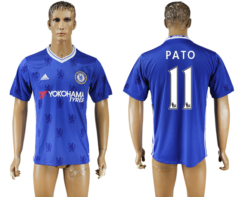 2016-17 Chelsea 11 PATO Home Thailand Soccer Jersey