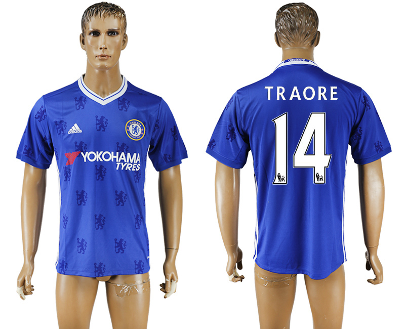 2016-17 Chelsea 14 TRAORE Home Thailand Soccer Jersey
