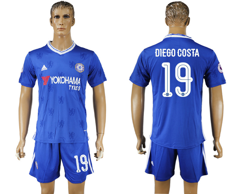 2016-17 Chelsea 19 DIEGO COSTA Home Soccer Jersey