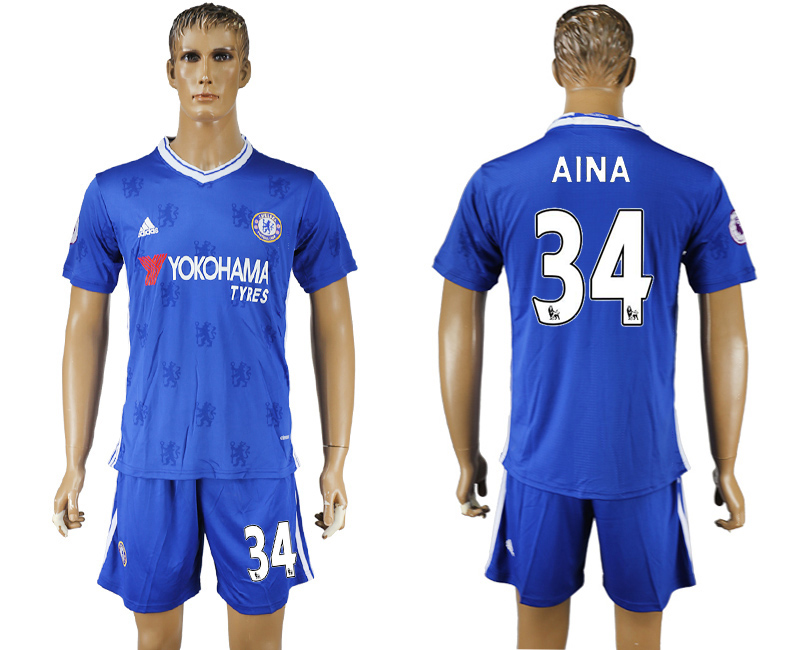 2016-17 Chelsea 34 AINA Home Soccer Jersey