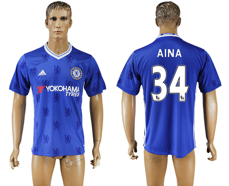 2016-17 Chelsea 34 AINA Home Thailand Soccer Jersey