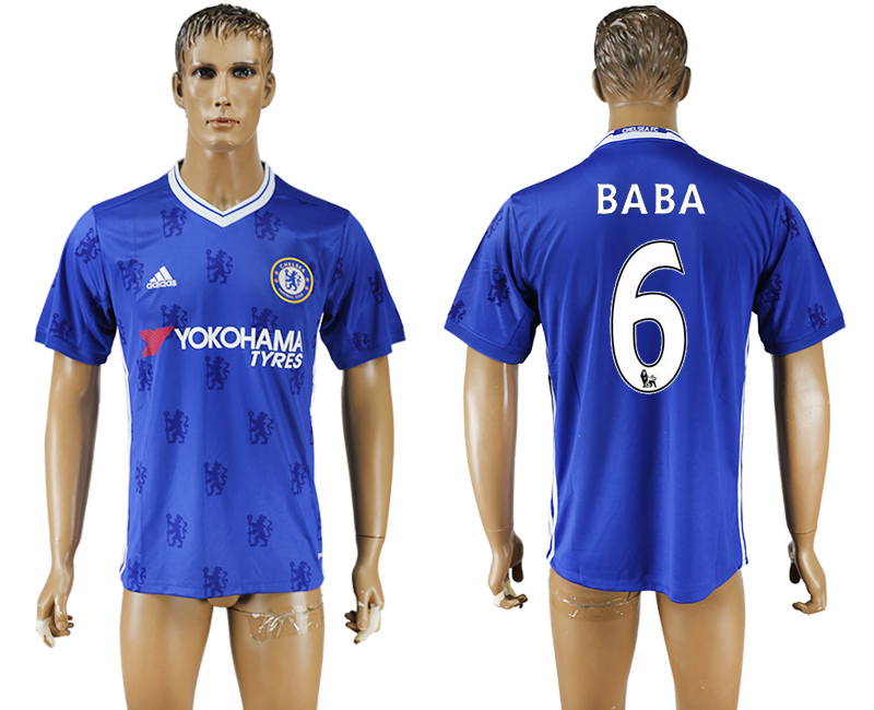 2016-17 Chelsea 6 BABA Home Thailand Soccer Jersey