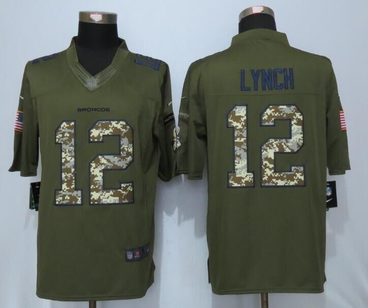 Nike Broncos 12 Paxton Lynch Green Salute To Service Limited Jersey Nike Broncos 12 Paxton Lynch Green Salute To Service Limited Jersey