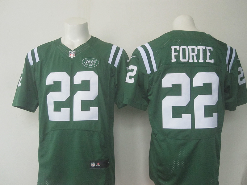 Nike Jets 22 Matt Forte Green Color Rush Elite Jersey