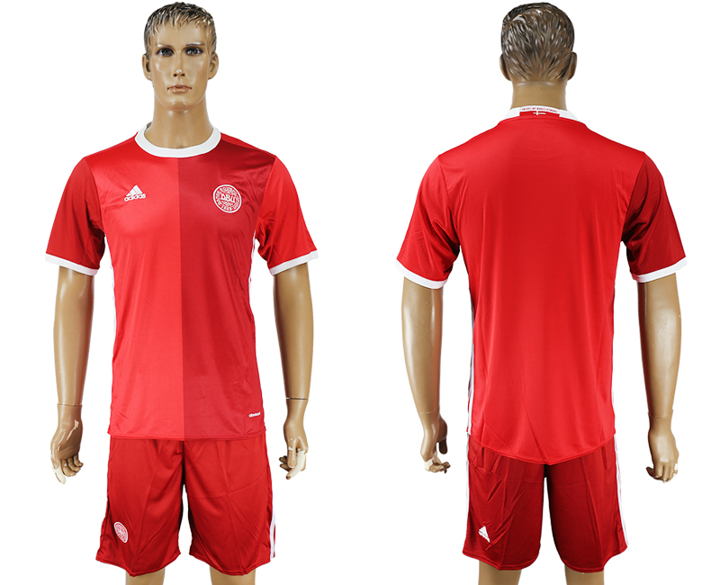 2016-17 Denmark Home Soccer Jersey