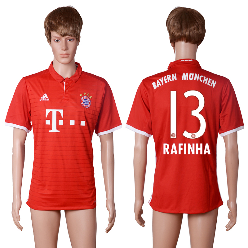 2016-17 Bayern Munich 13 RAFINHA Home Thailand Soccer Jersey