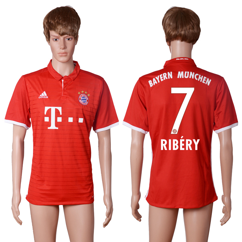 2016-17 Bayern Munich 7 RIBERY Home Thailand Soccer Jersey
