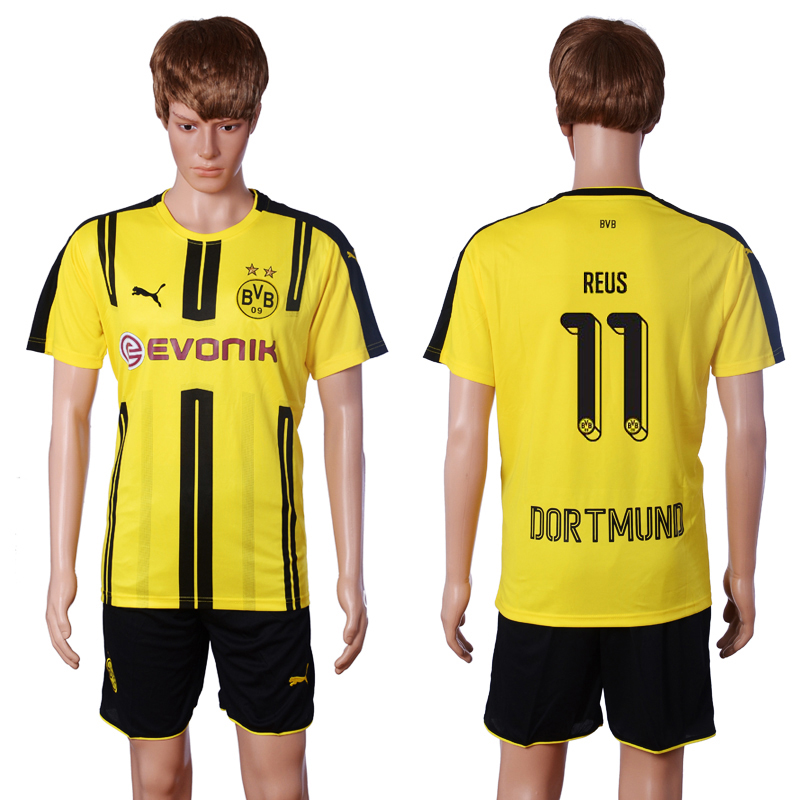 2016-17 Dortmund 11 REUS Home Soccer Jersey