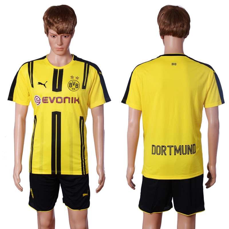 2016-17 Dortmund Home Soccer Jersey