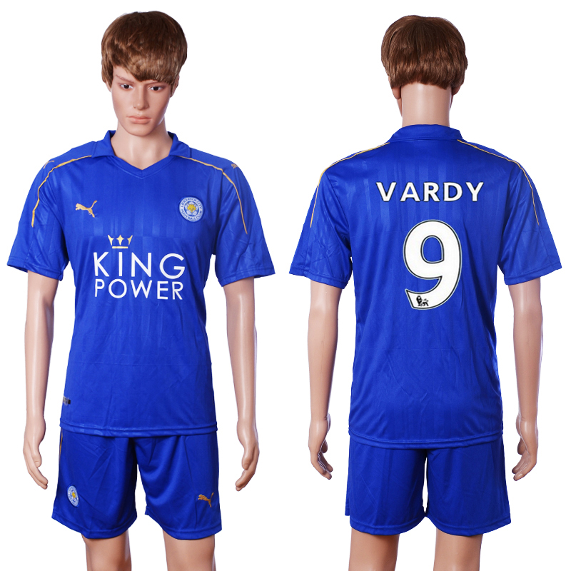 2016-17 Leicester City 9 VARAD Home Soccer Jersey