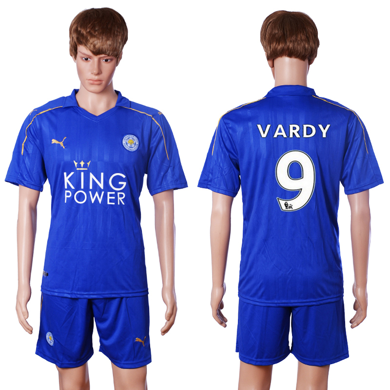2016-17 Leicester City 9 VARAD Home Soccer Jersey