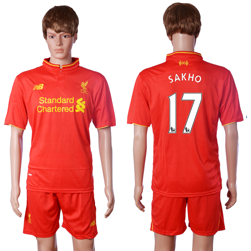 2016-17 Liverpool 17 SAKHO Home Soccer Jersey