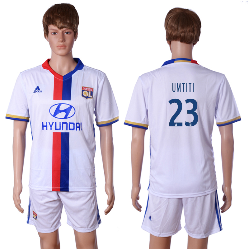 2016-17 Lyon 23 UMTITI Home Soccer Jersey