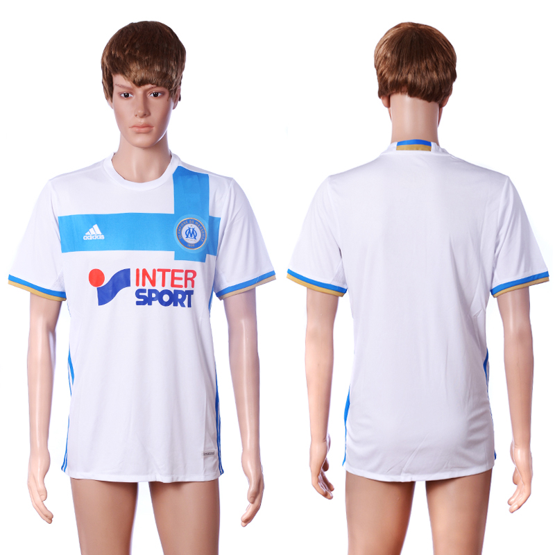 2016-17 Marseille Home Thailand Soccer Jersey