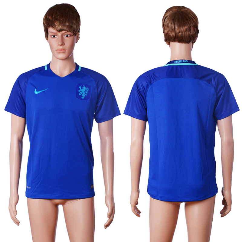 2016-17 Netherlands Away Thailand Soccer Jersey