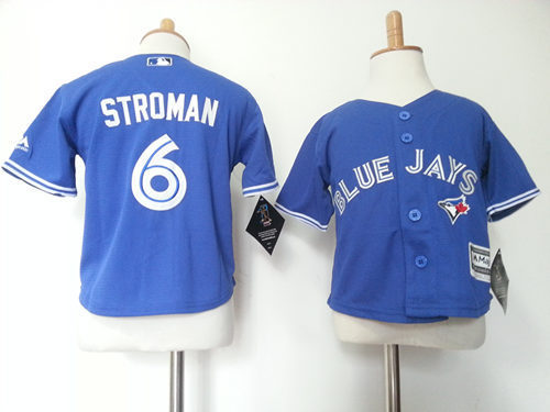 Blue Jays 6 Marcus Stroman Blue Toddler New Cool Base Jersey
