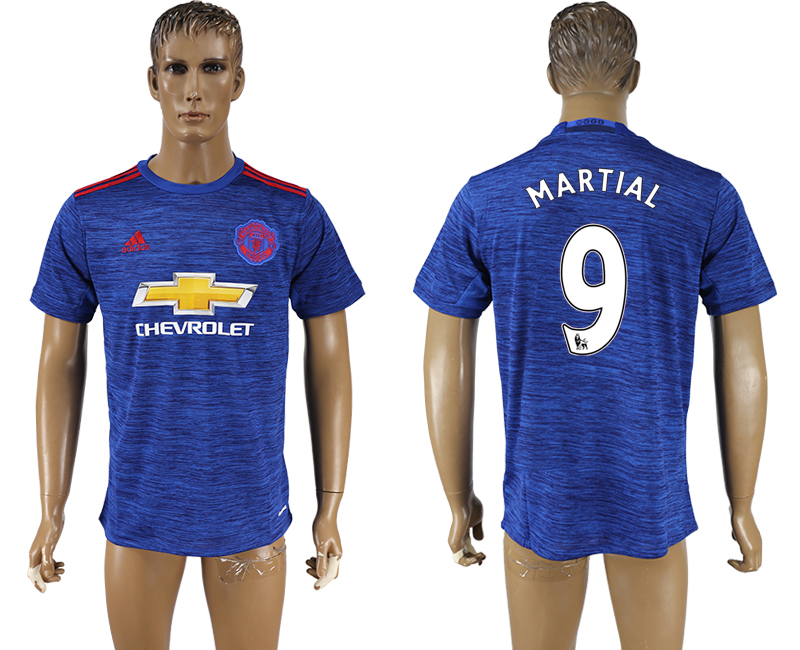 2016-17 Manchester United 9 MARTIAL Away Thailand Soccer Jersey