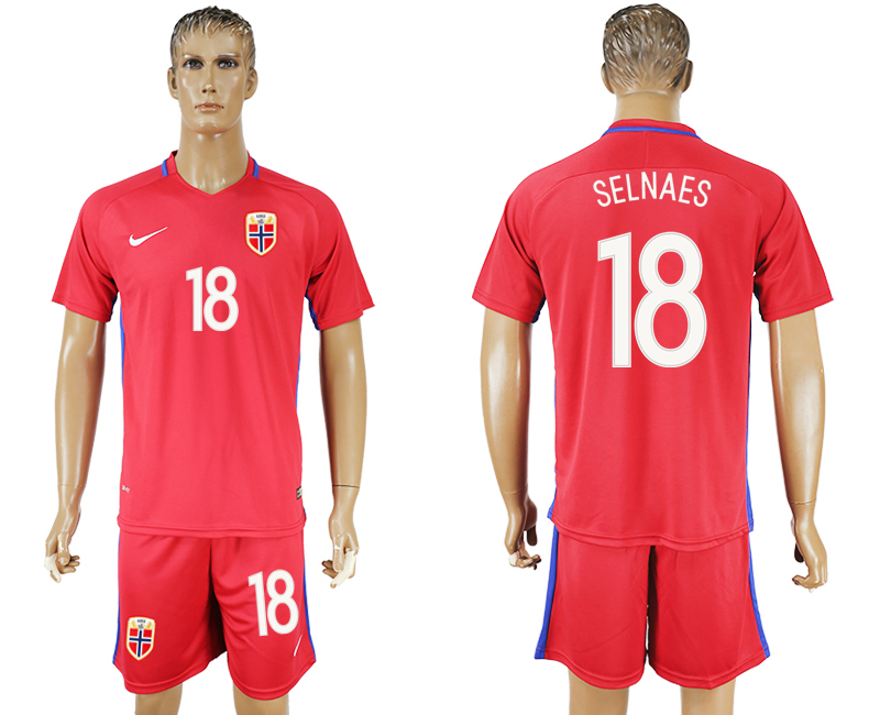 2016-17 Norway 18 SELNAES Home Soccer Jersey