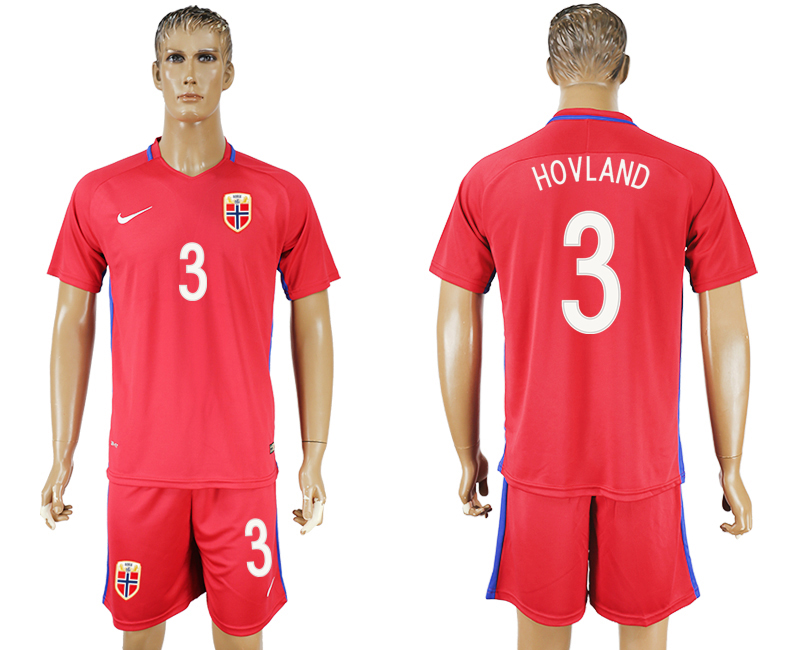 2016-17 Norway 3 HOVLAND Home Soccer Jersey
