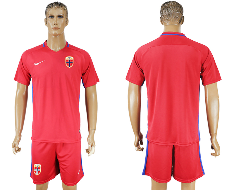 2016-17 Norway Home Soccer Jersey