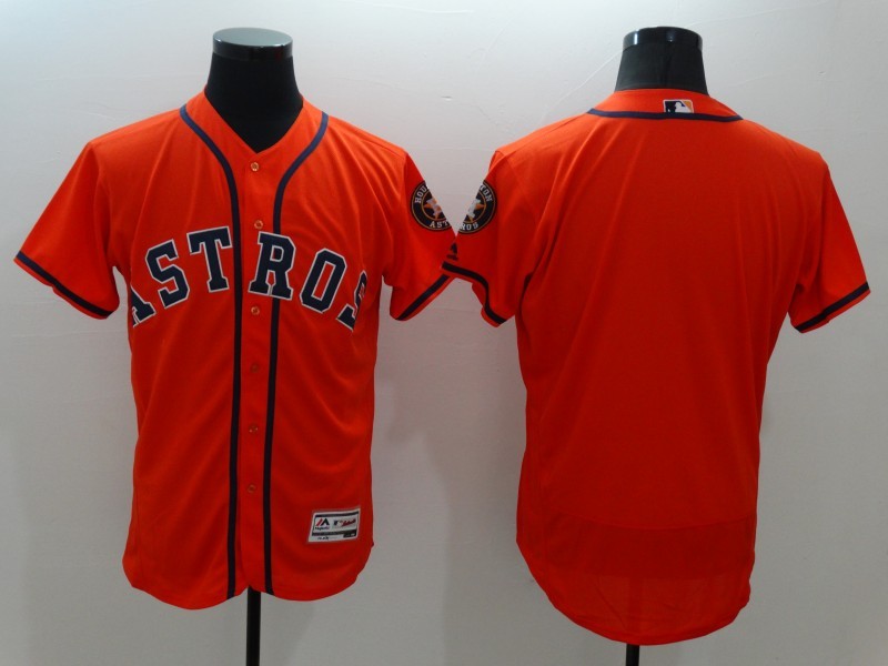 Astros Blank Orange Flexbase Jersey