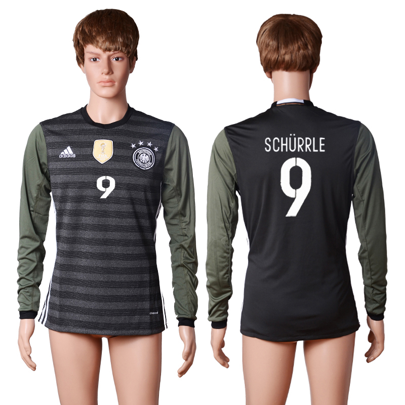 Germany 9 SCHURRLE Away Long Sleeve Thailand Soccer Jersey