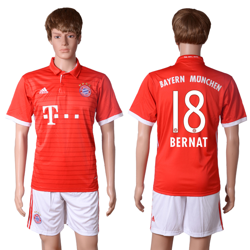 2016-17 Bayern Munich 18 BERNAT Home Soccer Jersey