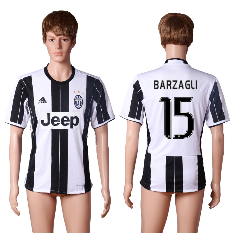 2016-17 Juventus 15 BARZAGLI Home Thailand Soccer Jersey