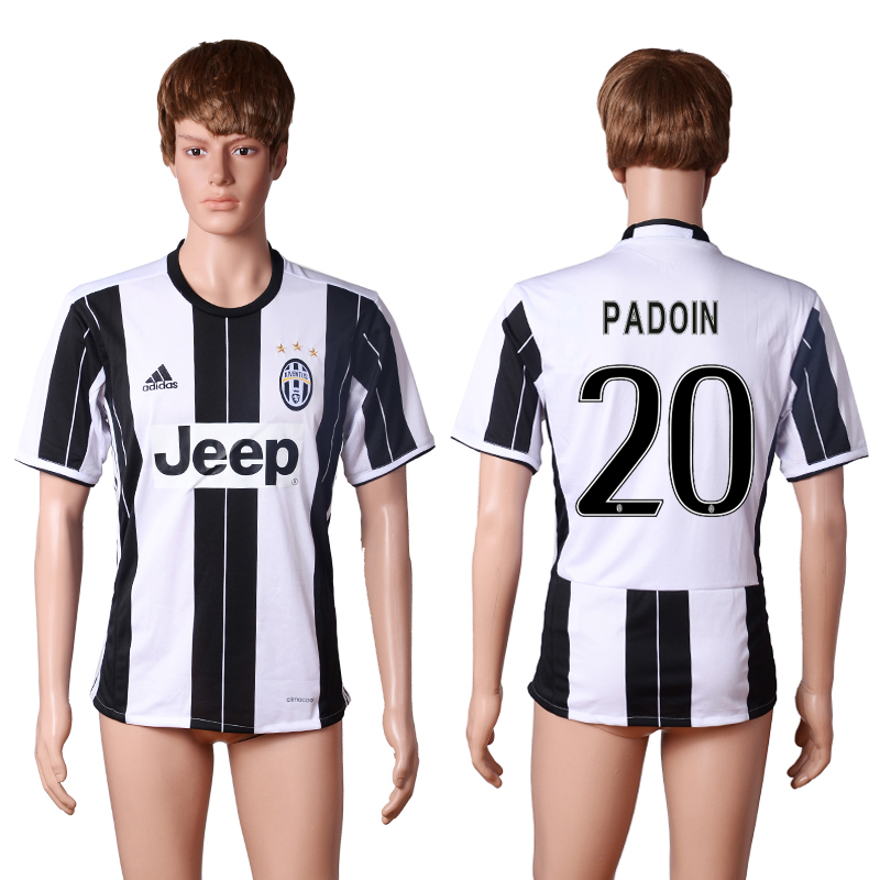 2016-17 Juventus 20 PADOIN Home Thailand Soccer Jersey