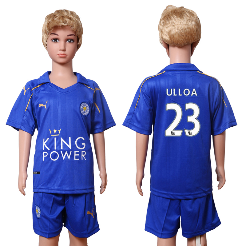 2016-17 Leicester City 23 ULLOA Home Youth Jersey 2016-17 Leicester City 23 ULLOA Home Youth Jersey