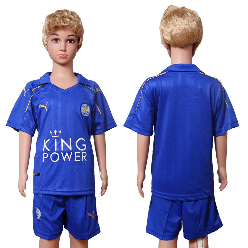 2016-17 Leicester City Home Youth Jersey