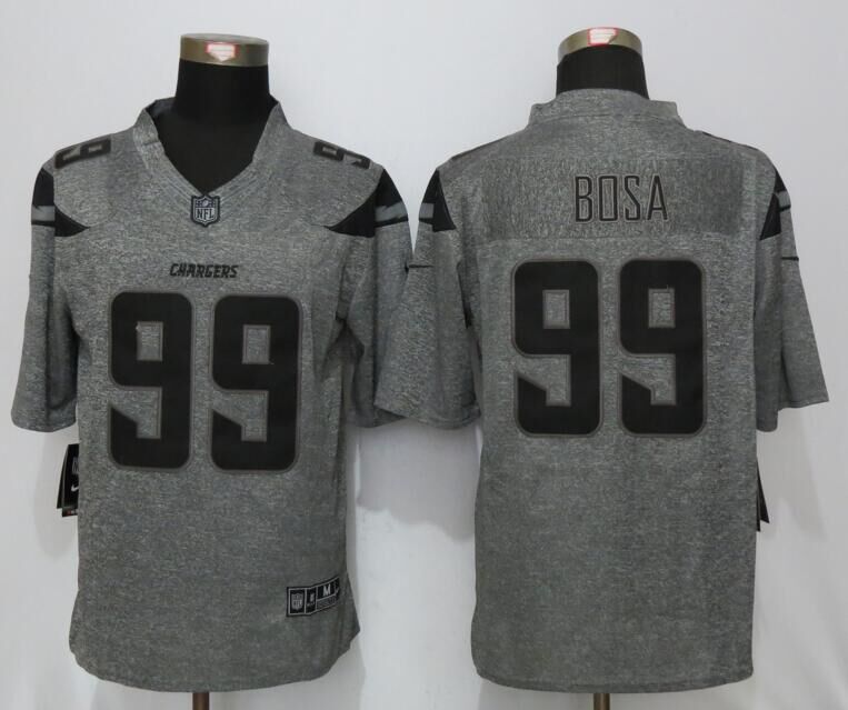 Nike Chargers 99 Joey Bosa Gray Gridiron Gray Limited Jersey