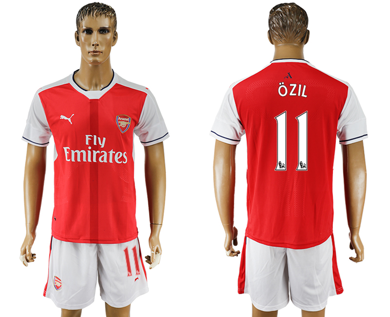 2016-17 Arsenal 11 OZIL Home Soccer Jersey