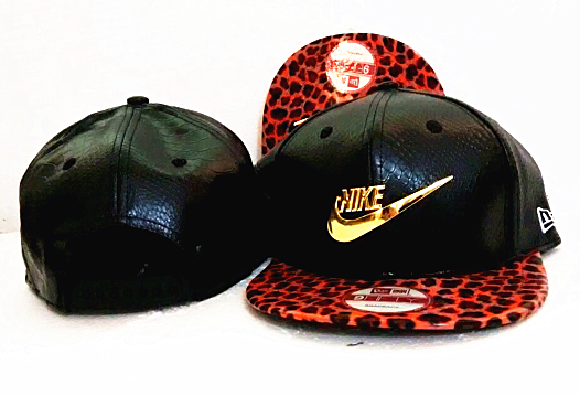 Nike Golden Logo Black Adjustable Hat GF