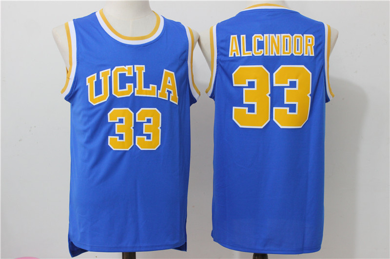 UCLA Bruins 33 Lew Alcindor Blue College Jersey