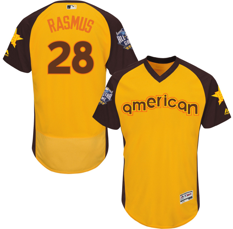 American League Astros 28 Colby Rasmus Gold 2016 All-Star Game Flexbase Jersey