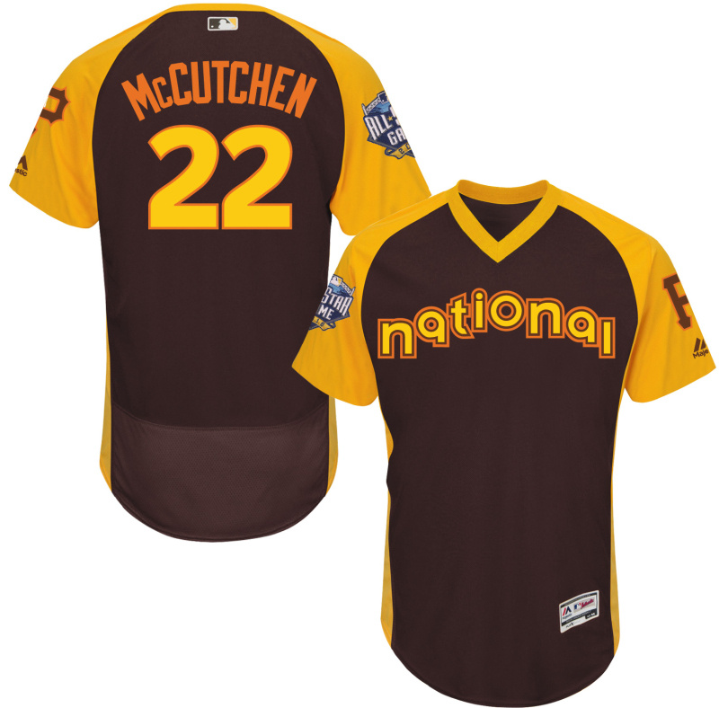 National League Pirates 22 Andrew McCutchen Brown 2016 All-Star Game Flexbase Jersey