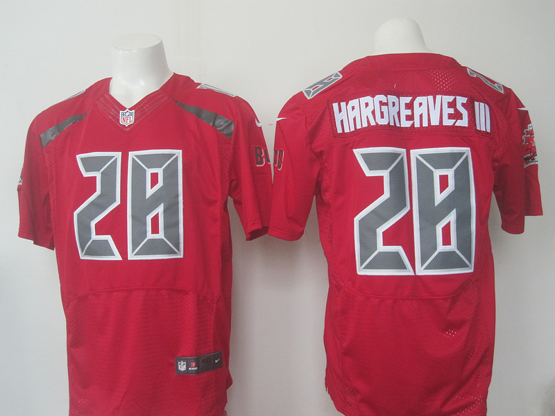 Nike Buccaneers 28 Vernon Hargreaves III Red Elite Jersey