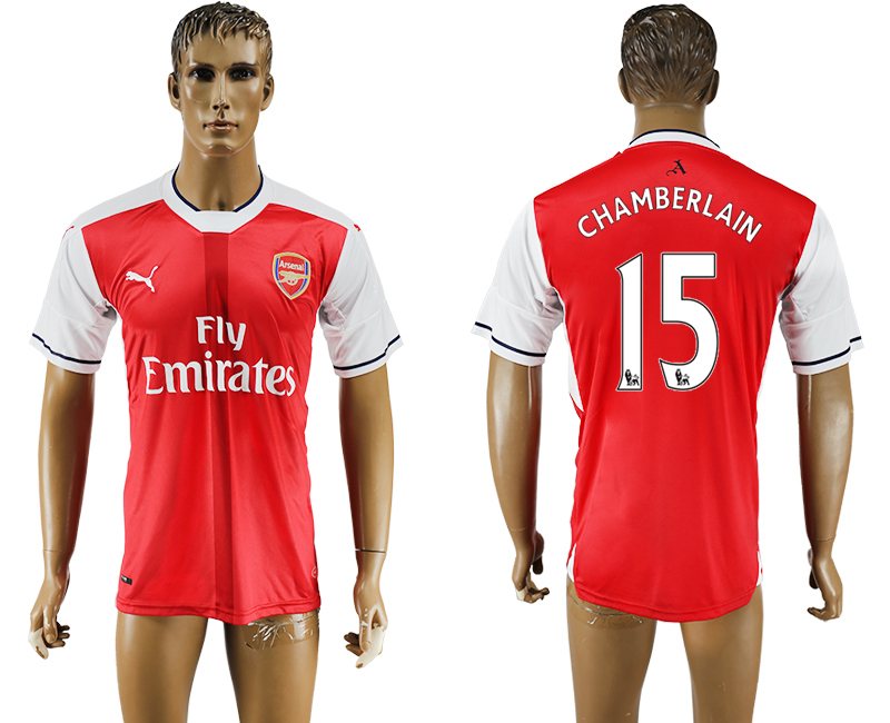2016-17 Arsenal 15 CHAMBERLAIN Home Thailand Soccer Jersey