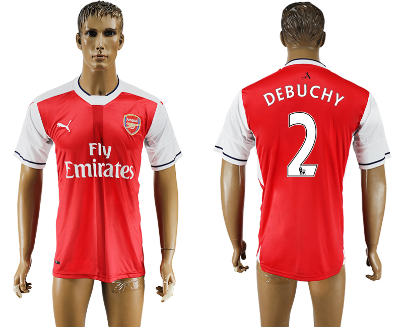 2016-17 Arsenal 2 DEBUCHY Home Thailand Soccer Jersey
