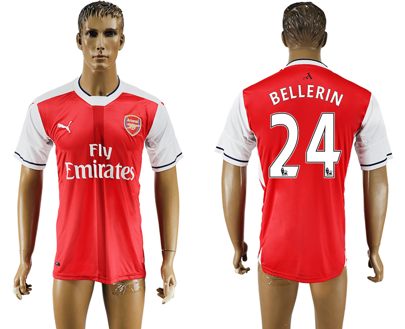 2016-17 Arsenal 24 BELLERIN Home Thailand Soccer Jersey