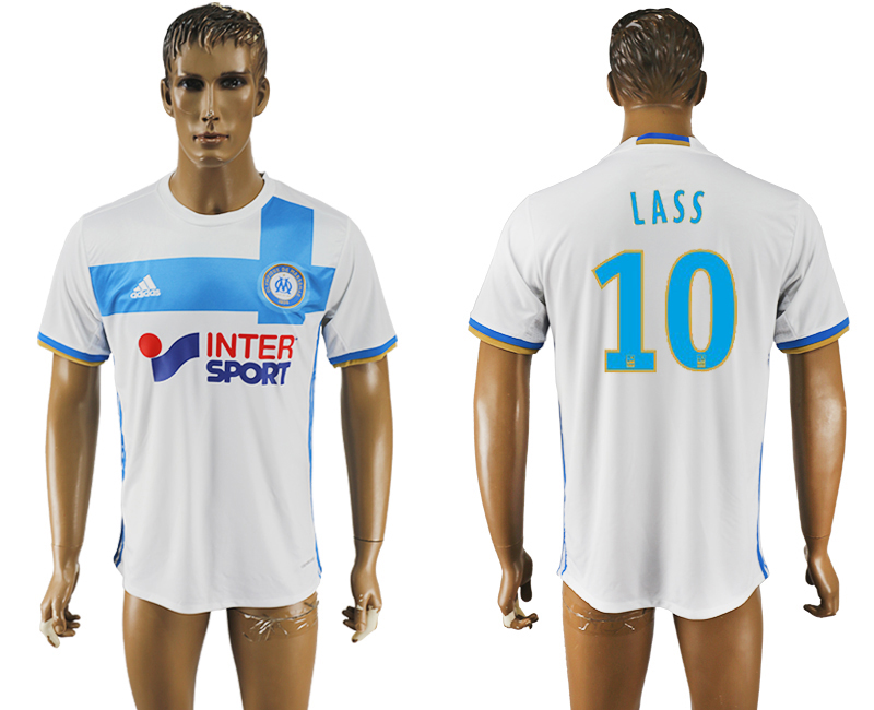 2016-17 Marseille 10 LASS Home Thailand Soccer Jersey