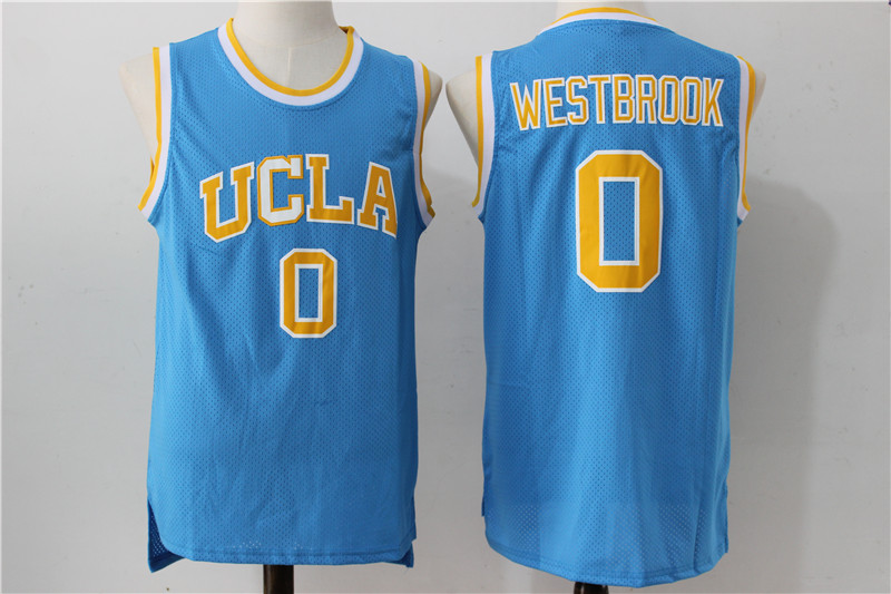 UCLA Bruins 0 Russell Westbrook Blue College Jersey