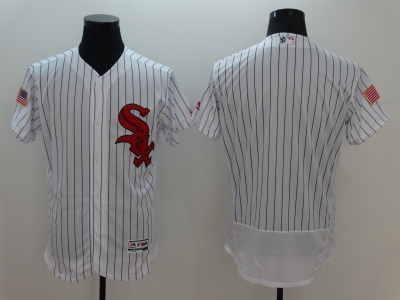 White Sox Blank Fashion Stars & Stripes Flexbase Jersey