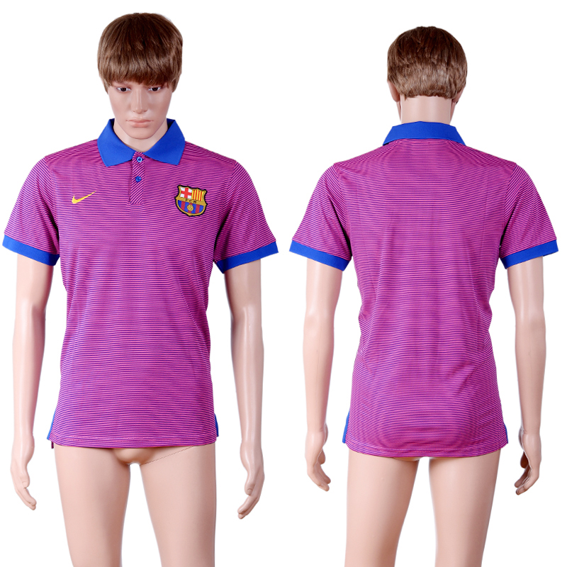 Barcelona Purple Men's Polo Shirt