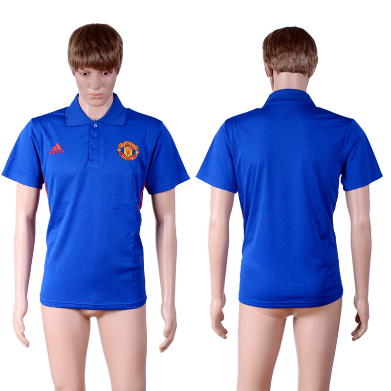 Manchester United Blue Men's Polo Shirt