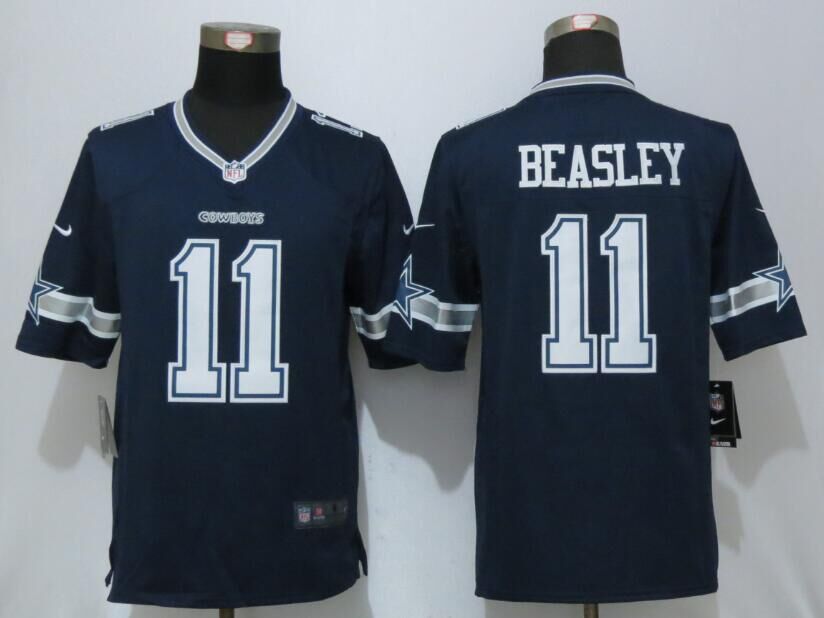 Nike Cowboys 11 Cole Beasley Blue Limited Jersey
