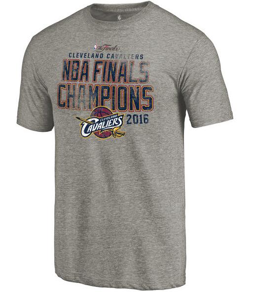 Men's Cleveland Cavaliers Gray 2016 NBA Finals Champions Winger T-Shirt