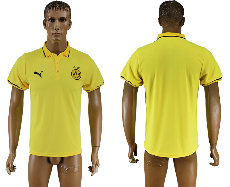 2016-17 Dortmund Yellow Soccer Polo Shirt