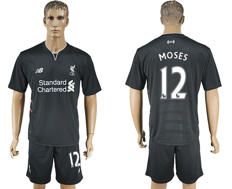 2016-17 Liverpool 12 MOSES Away Soccer Jersey